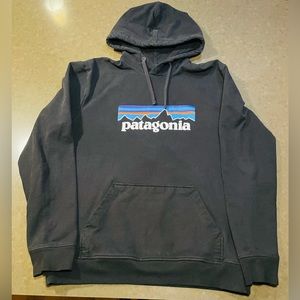 Patagonia / Men's Text Logo Uprisal™® Hoody / Black Large